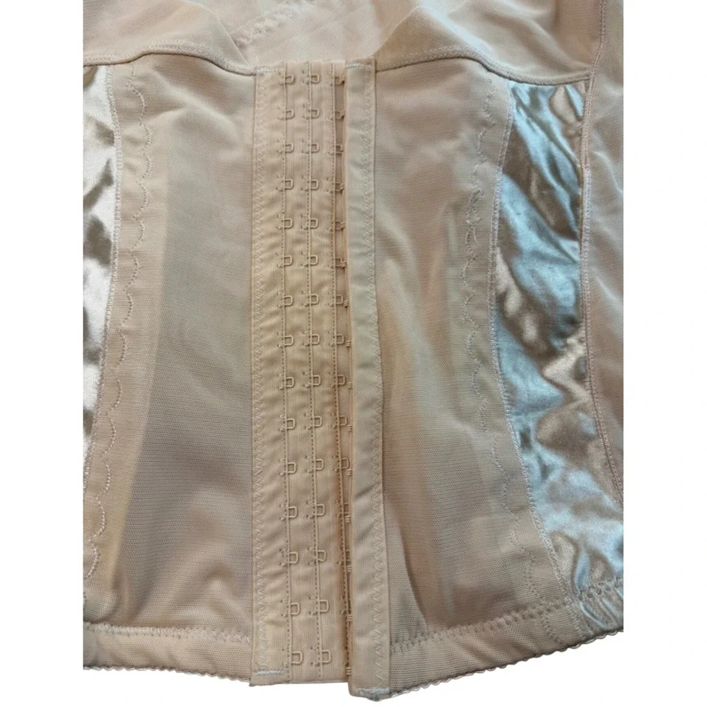 Redefine Womens Shapewear Tank Top Beige Nude Compression Waist Trainer Large